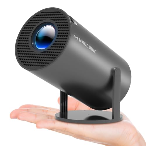 Magcubic Tragbarer Projektor 4K Beamer WiFi6 und BT 5.0 mit Eingebaute Android OS 11.0 Projektor YouTube vorinstallieren, All Round-Design, 130 Zoll, 360-Grad-Flip Smart Beamer Magcubic Tragbarer Projektor 4K Beamer WiFi6 und BT 5.0 mit Eingebaute Android OS 11.0 Projektor YouTube vorinstallieren, All Round-Design, 130 Zoll, 360-Grad-Flip Smart Beamer von Magcubic