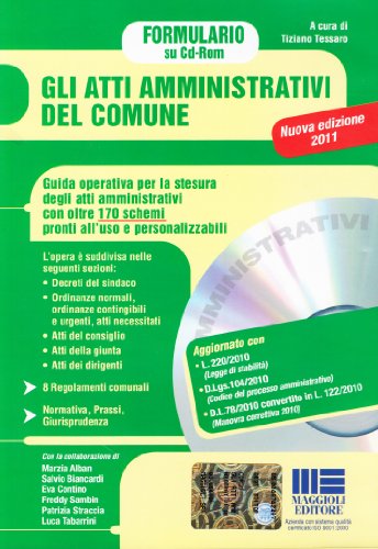 Gli atti amministrativi del comune. DVD-ROM von Maggioli Editore