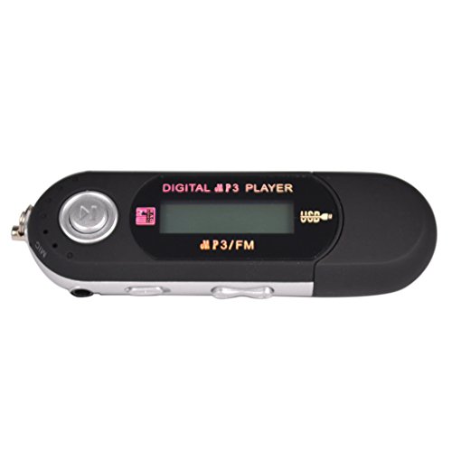 Generic 8 GB USB-MP3-Musik-Video Digital-Player mit FM-Radio Ebook Rotaufzeichnenden; (FM-Radio, 85dB, USB 2.0) - Schwarz 4G von MagiDeal