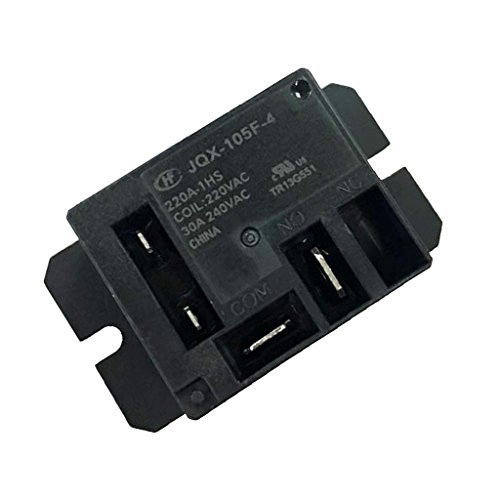 JQX-105F-4 220A-1HS DC Mini Power Relay 4 Polig Leistungsrelais 30A - Schwarz von MagiDeal