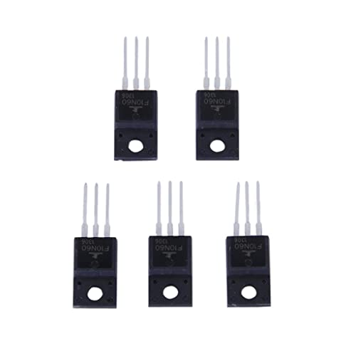 MagiDeal 5er 10N60 Transistor MOSFET N- 10A 600V TO-220F von MagiDeal