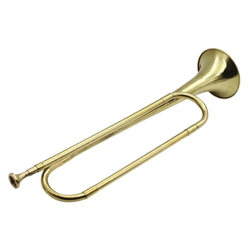 MagiDeal BB Trompete marschieren Bugle mit Mundstück tragbares Messing Musical Instrument Professional für Fachkräfte Erwachsene Orchester von MagiDeal