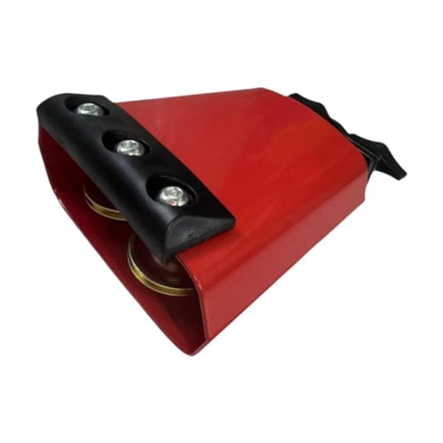 MagiDeal Cowbell Cow Bell Drum Kit Aufsatz mit Schalldämpfungsschutzleiste Metall 4 Zoll für Drum Set, Rot MagiDeal Cowbell Cow Bell Drum Kit Aufsatz mit Schalldämpfungsschutzleiste Metall 4 Zoll für Drum Set, Rot von MagiDeal