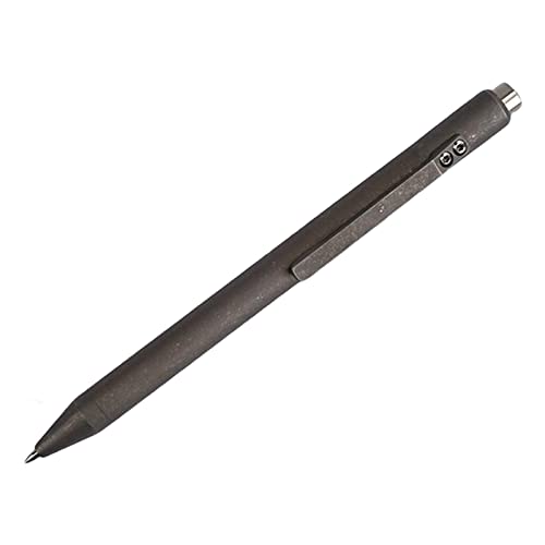 MagiDeal Einziehbarer Kugelschreiber aus Titanlegierung, tragbarer Taschenkugelschreiber, austauschbare Stiftmine für das Büro, C von MagiDeal