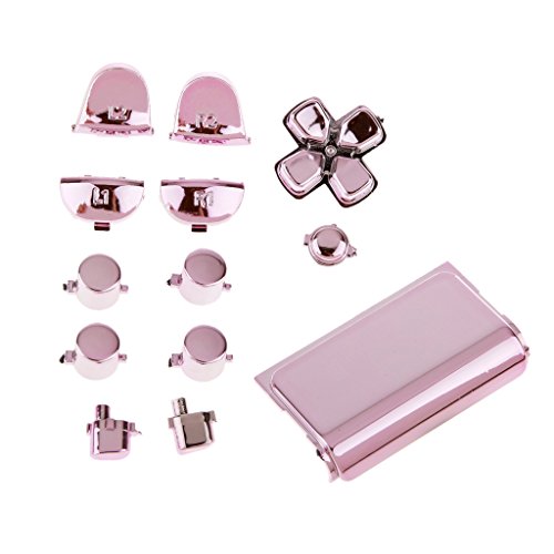 MagiDeal Ersatz Verchromung Tasten Buttons Und Touchpad für PS4 Controller - pink MagiDeal Ersatz Verchromung Tasten Buttons Und Touchpad für PS4 Controller - pink von MagiDeal