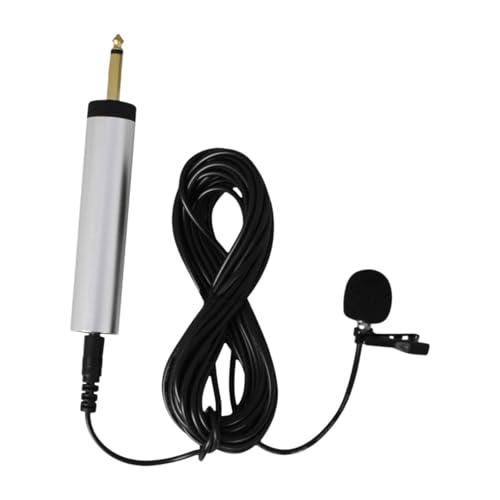 MagiDeal Kondensatormikrofon Omnidirektionales Revers -Mic -Handheld 6,35 -mm -Jack professioneller Clip auf verdrahtetem Mikrofon für Trompeten Violine MagiDeal Kondensatormikrofon Omnidirektionales Revers -Mic -Handheld 6,35 -mm -Jack professioneller Clip auf verdrahtetem Mikrofon für Trompeten Violine von MagiDeal