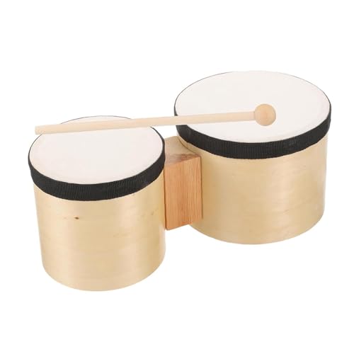 MagiDeal Mini-Bongo-Trommel, Bongos für Erwachsene, kompakt, attraktiver Klang, hölzerne Handtrommel, Tamburine für Tanzkurse, Alter 9–12, Anfänger MagiDeal Mini-Bongo-Trommel, Bongos für Erwachsene, kompakt, attraktiver Klang, hölzerne Handtrommel, Tamburine für Tanzkurse, Alter 9–12, Anfänger von MagiDeal
