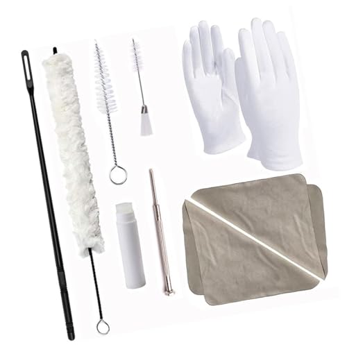 MagiDeal Saxophon -Reinigungskit Wartung Set Handschuhe Abstriche Schraubendreherpflege Kit Saxoner Reiniger für Musiker professionelle Spieler Flöte von MagiDeal