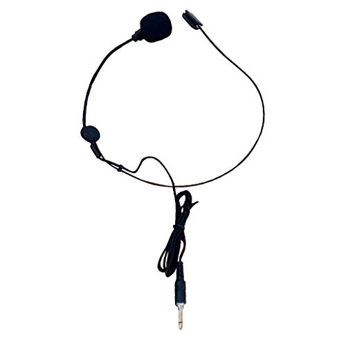MagiDeal Schwarz Ohrbügel-Headset Zurück Blectret Headsetmikrofon Mit Stright Schneid von MagiDeal
