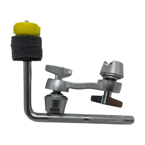 MagiDeal Trommel -Set Montageklemme Cymbal Arm leicht Befestigung L -Stange Einstellen Klemmteile für Künstler Professional Orchestra, Gelb von MagiDeal