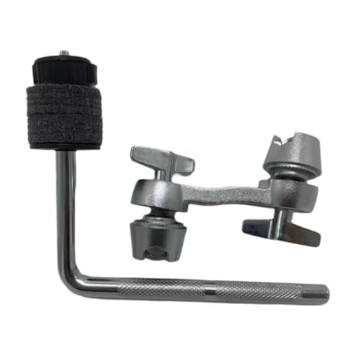 MagiDeal Trommel -Set Montageklemme Cymbal Arm leicht Befestigung L -Stange Einstellen Klemmteile für Künstler Professional Orchestra, Schwarz von MagiDeal