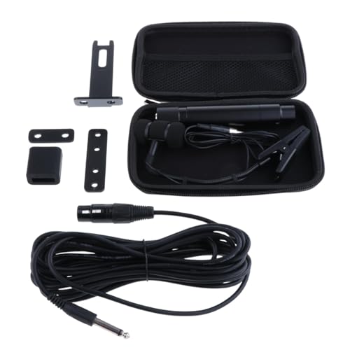 MagiDeal Wired Instrument Microfon Tragbares Leichtes, einfach zu verwendendem Instrumentenzubehör -Clip auf MIC für Spielen der Leistung, 4 Pin für Cajon von MagiDeal