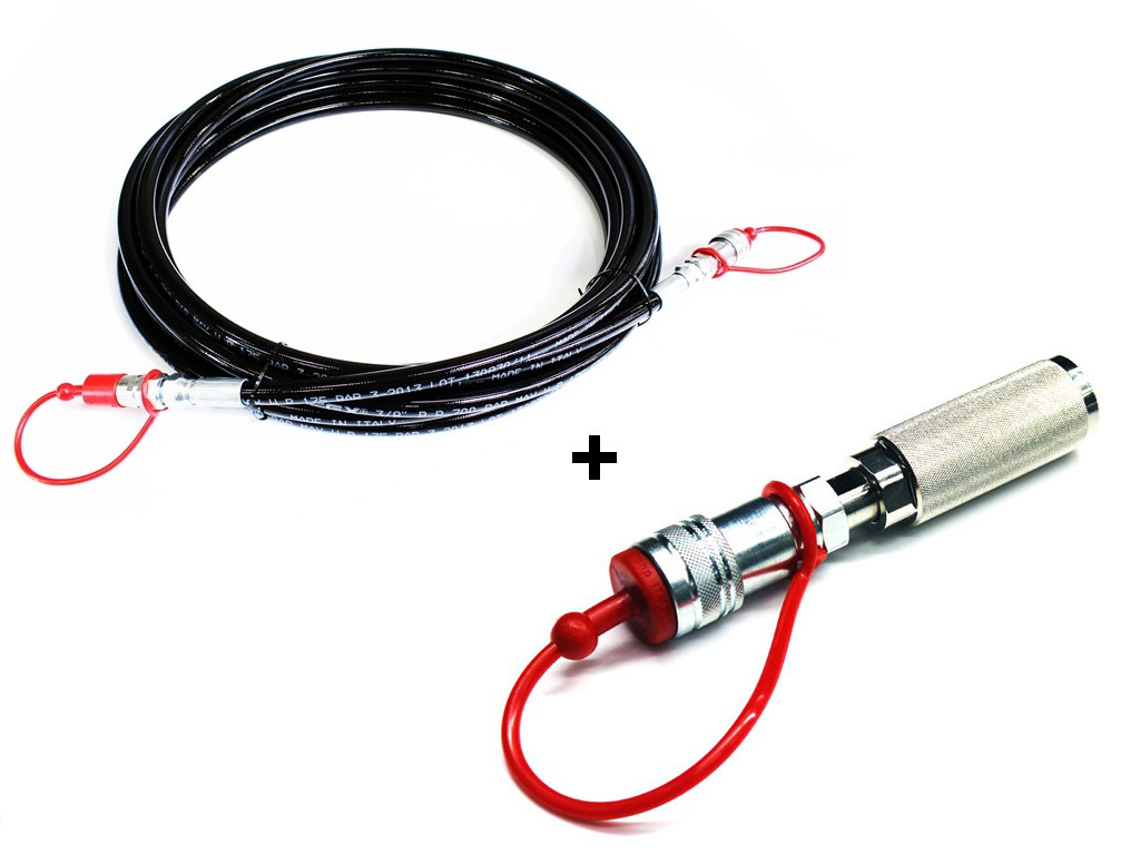 Magic FX CO2 High Pressure hose Mk2 - Hochdruckschlauch inkl. Bottle Connector, 1,25m von Magic FX