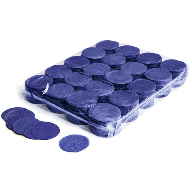 Magic FX CON02DB Konfetti, rund, 55 mm, 1kg Großpackung, dunkelblau von Magic FX