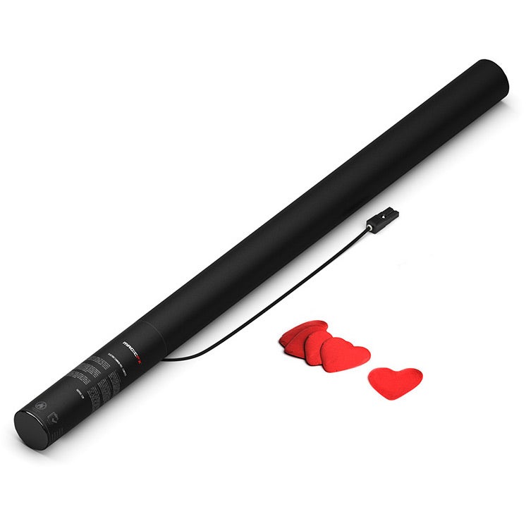 Magic FX EC04RDH Electric Confetti Hearts Cannon 80cm Red von Magic FX