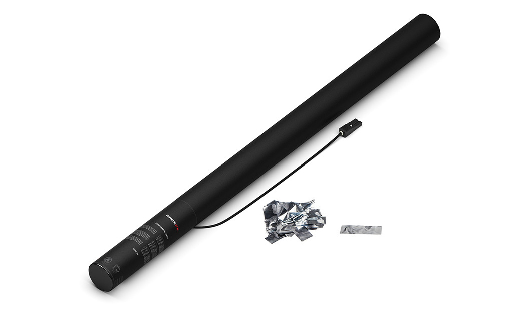 Magic FX Elektrische Konfetti Kanone Pro 80cm Silber Metallic Magic FX Elektrische Konfetti Kanone Pro 80cm Silber Metallic von Magic FX