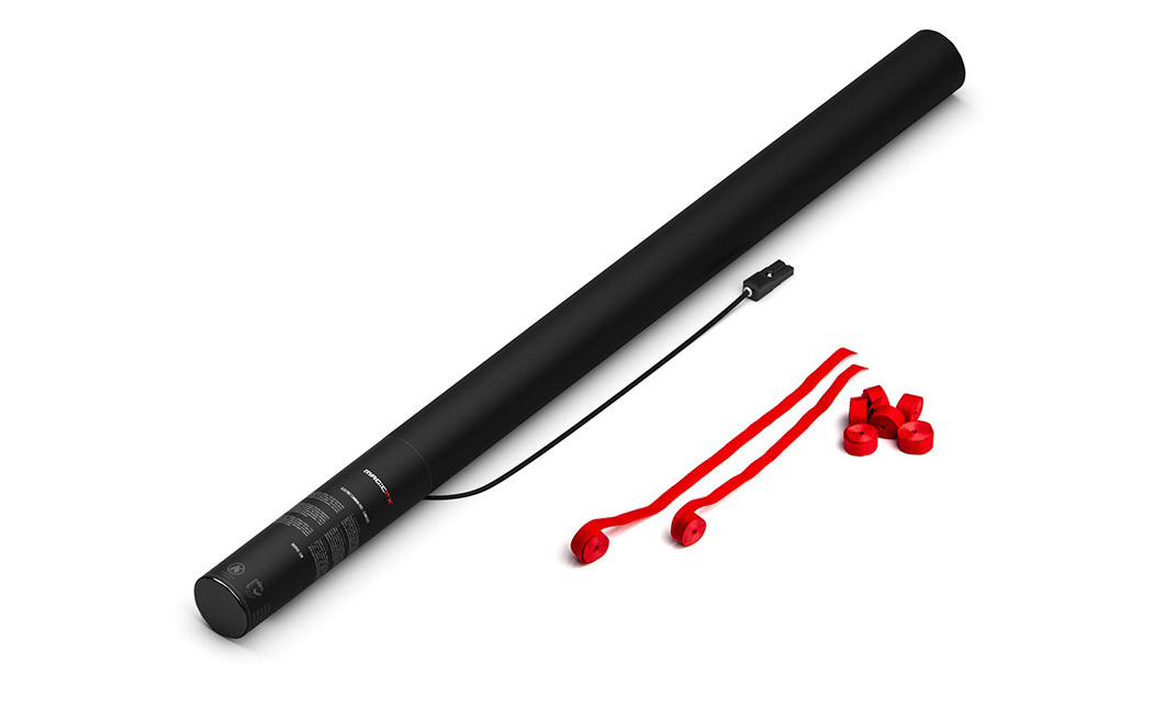 Magic FX Elektrische Luftschlangen Kanone Pro 80cm Rot von Magic FX