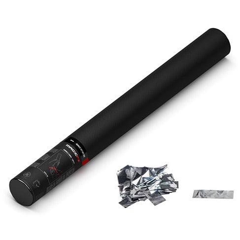 Magic FX Handheld Confetti Cannon 50 cm, silber Magic FX Handheld Confetti Cannon 50 cm, silber von Magic FX