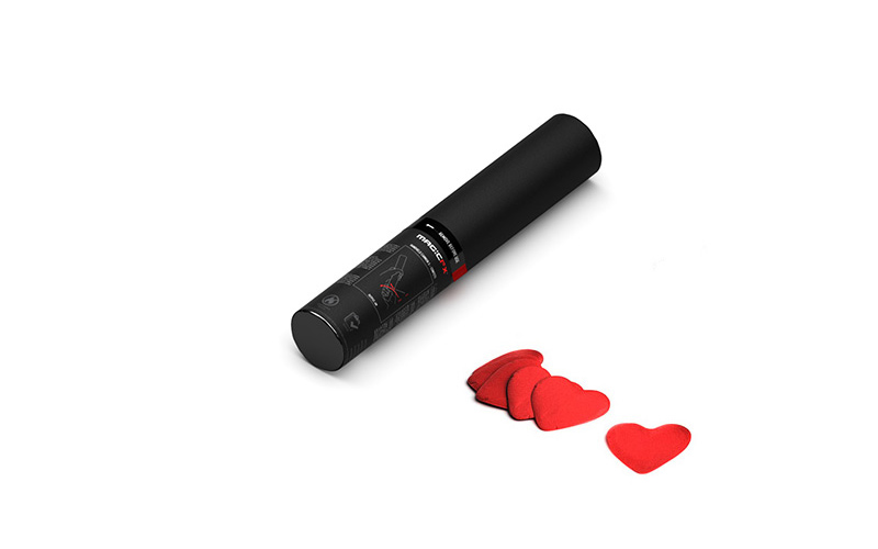 Magic FX Handheld Hearts Konfetti Kanone S 28cm Rot Magic FX Handheld Hearts Konfetti Kanone S 28cm Rot von Magic FX