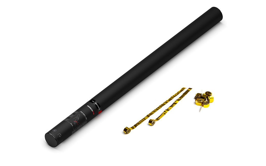 Magic FX Handheld Luftschlangen Kanone Pro 80cm Gold Metallic Magic FX Handheld Luftschlangen Kanone Pro 80cm Gold Metallic von Magic FX