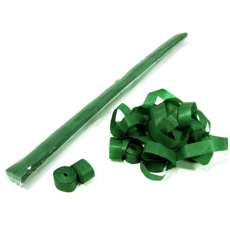 Magic FX Luftschlangen 10m x 1.5cm Dunkelgrün Beutel von Magic FX