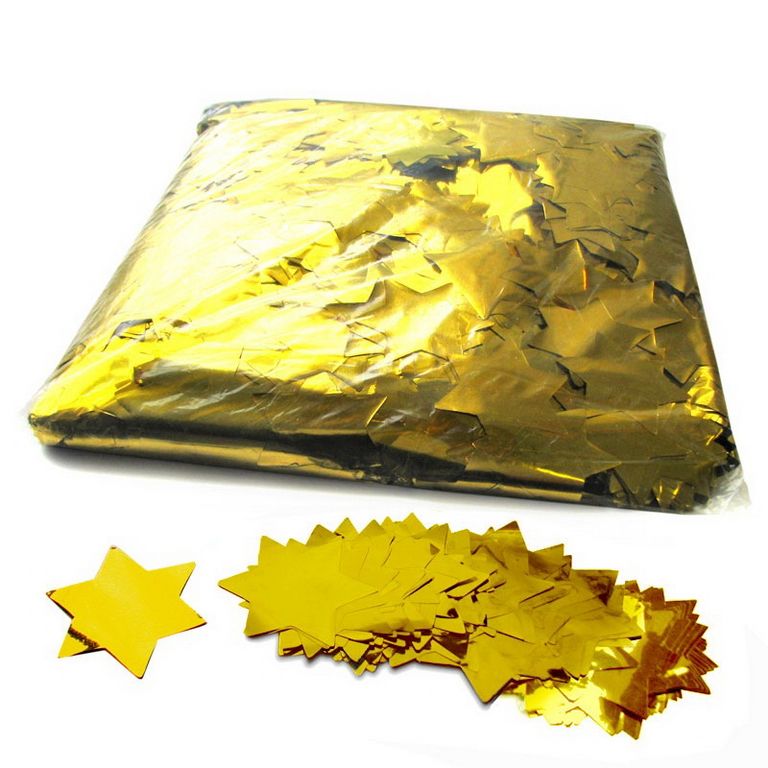 Magic FX Metallic Konfetti Stars Ø55mm Gold Beutel Magic FX Metallic Konfetti Stars Ø55mm Gold Beutel von Magic FX