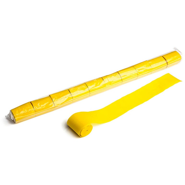 Magic FX Paper Streamers 20 m x 5 cm, gelb, 10 St. von Magic FX