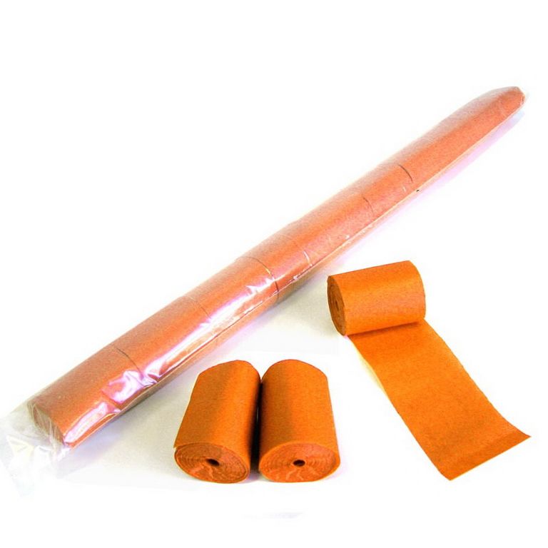 Magic FX Stadium Luftschlangen 20m x 5cm Orange Beutel von Magic FX