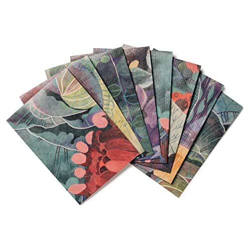Bunte Papiertütchen/Flachbeutel/Geschenktüte - klein/mini aus bedrucktem Kraftpapier mit 8 verschiedenen Motiven aus unserer magischen blaugünen Pflanzenwelt - 40 Stück Bunte Papiertütchen/Flachbeutel/Geschenktüte - klein/mini aus bedrucktem Kraftpapier mit 8 verschiedenen Motiven aus unserer magischen blaugünen Pflanzenwelt - 40 Stück von Magic Garden Seeds