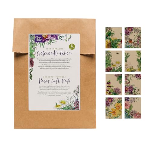 Magic Garden Seeds - Blütenpracht - 40 bunte Papiertütchen/Flachbeutel mit 8 verschiedenen Designs - Geschenktüte - klein/mini aus bedrucktem Kraftpapier Magic Garden Seeds - Blütenpracht - 40 bunte Papiertütchen/Flachbeutel mit 8 verschiedenen Designs - Geschenktüte - klein/mini aus bedrucktem Kraftpapier von Magic Garden Seeds