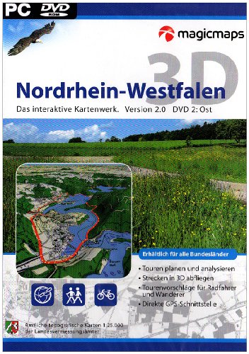 Nordrhein-Westfalen 3D Ost. 2.0 von Magic Maps