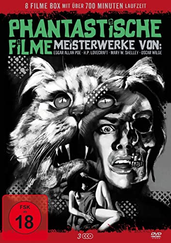 Phantastische Filme - Meisterwerke von E.A.Poe, H.P.Lovecraft, M.W.Shelley, Oscar Wilde [3 DVDs] von Magic Movie (Tonpool Medien)
