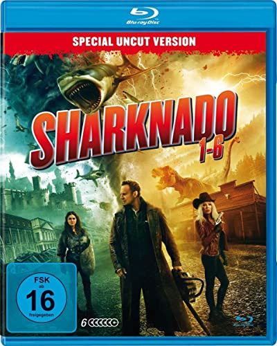 Sharknado 1-6 UNCUT [Blu-ray] von Magic Movie (Tonpool Medien)
