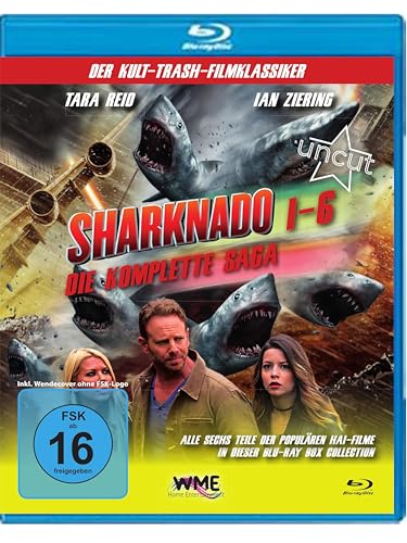 Sharknado 1-6 UNCUT [Blu-ray] von Magic Movie (Tonpool Medien)