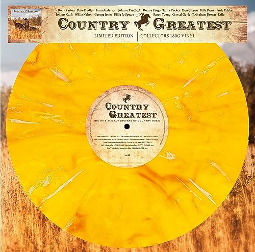 Country Greatest - Big Hits & Superstars Of Country Music - Limitiert - 180gr. marbled [ Limited Edition / Marbled Vinyl / 180g Vinyl] [Vinyl LP] von Magic Of Vinyl