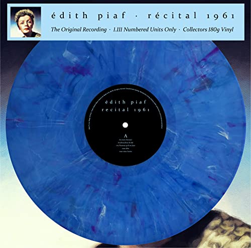Édith Piaf - Récital 1961 (The Original Recording) - Limitiert und 1111 Stück nummeriert - 180gr. marbled [ Limited Edition / colored Vinyl / 180g Vinyl] [Vinyl LP] von Magic Of Vinyl