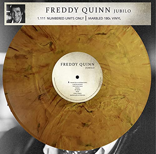 Freddy Quinn - Jubilo - Limitiert und 1111 Stück nummeriert - 180gr. marbled [ Limited Edition / Farbiges Vinyl / 180g Vinyl] [Vinyl LP] von Magic Of Vinyl