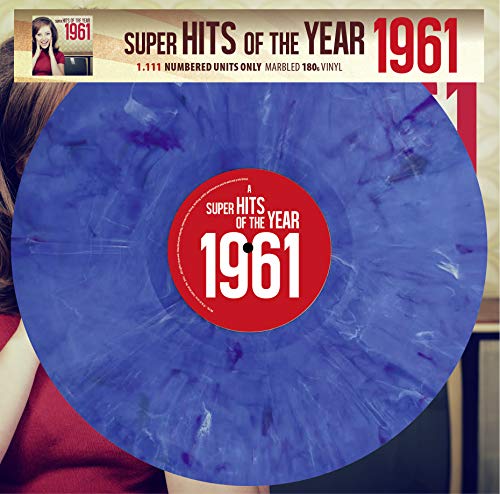 Super Hits Of The Year 1961 - Limitiert und 1111 Stück nummeriert - 180gr. marbled Vinyl [Vinyl LP] von Magic Of Vinyl
