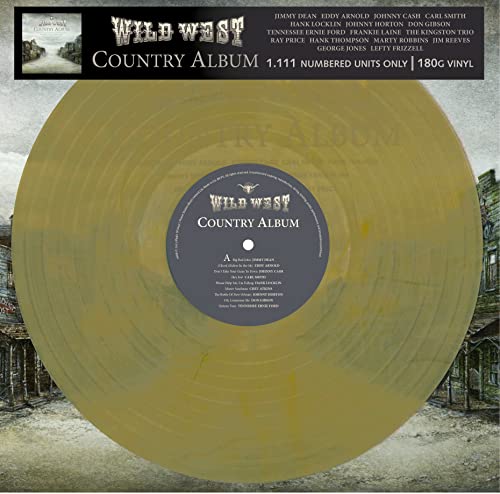 Wild West Country Album - Country Music Greatest Stars & Hits - Limitiert und 1111 Stück nummeriert - 180gr. marbled [ Limited Edition / marbled Vinyl / 180g Vinyl] [Vinyl LP] von Magic Of Vinyl