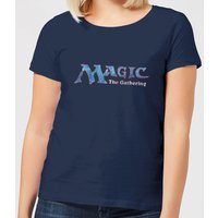 Magic The Gathering 93 Vintage Logo Damen T-Shirt - Blau - L von Magic The Gathering