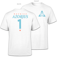 Magic The Gathering Azorius Sports Herren T-Shirt - Weiß - L - Weiß von Magic The Gathering