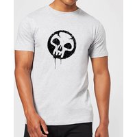 Magic The Gathering Black Mana Splatter Men's T-Shirt - Grey - XXL von Magic The Gathering