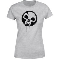 Magic The Gathering Black Mana Splatter Women's T-Shirt - Grey - 4XL von Original Hero