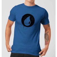 Magic The Gathering Blue Mana Splatter Men's T-Shirt - Royal Blue - L von Magic The Gathering