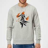 Magic The Gathering Chandra Character Art Pullover - Grau - L von Magic The Gathering