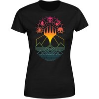 Magic The Gathering Colour Linework Design Women's T-Shirt - Black - XL von Magic The Gathering