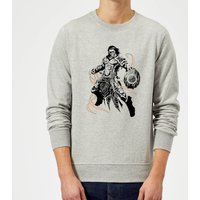 Magic The Gathering Gideon Character Art Pullover - Grau - XXL - Grau Magic The Gathering Gideon Character Art Pullover - Grau - XXL - Grau von Original Hero