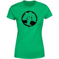 Magic The Gathering Green Mana Splatter Women's T-Shirt - Kelly Green - L - Kellygrün von Magic The Gathering