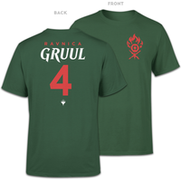 Magic The Gathering Gruul Sports Herren T-Shirt - Dunkelgrün - XL von Magic The Gathering