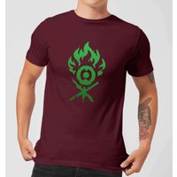 Magic The Gathering Gruul Symbol Herren T-Shirt - Bordeauxrot - L - Bordeauxrot von Magic The Gathering